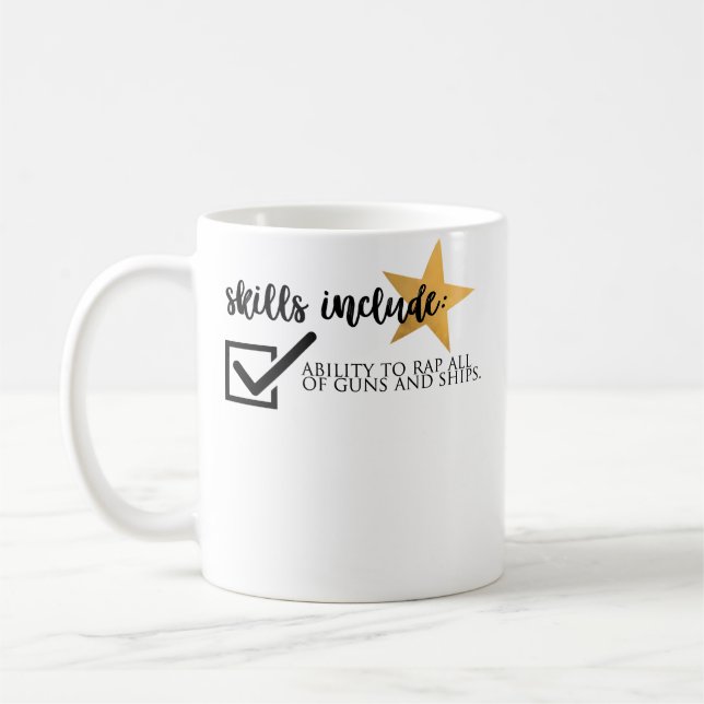 Mug Canons Et Navires (Gauche)