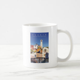 Mug Canton de Tessin vintage Suisse