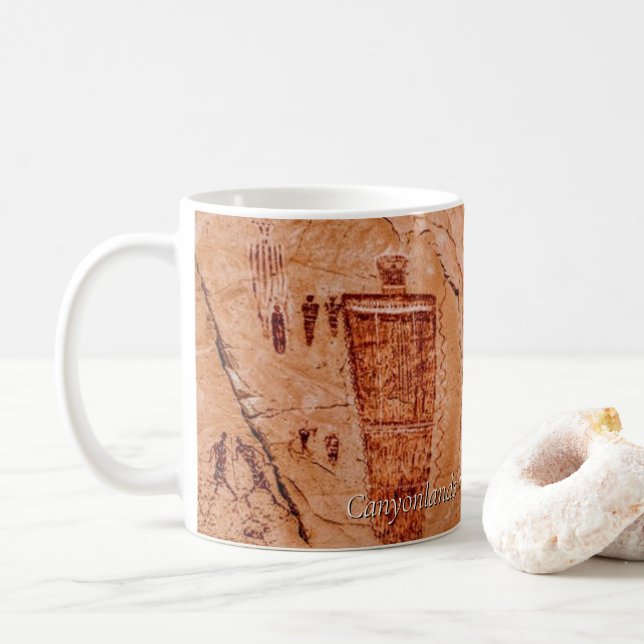 Mug Canyonlands National Park Utah Pictograph (Avec donut)