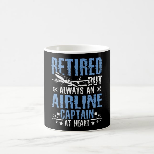 Mug Capitaine de la compagnie aérienne retraitée (Centre)