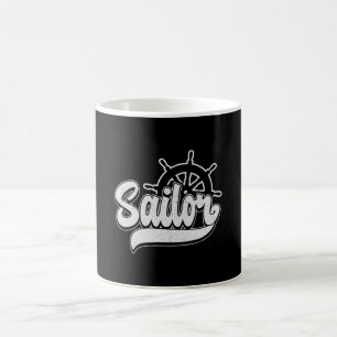 Mug Capitaine Sailor Bateau de mer Idée cadeau de navi