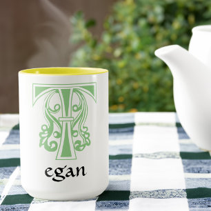 Mug Capitale décorative botanique médiévale T