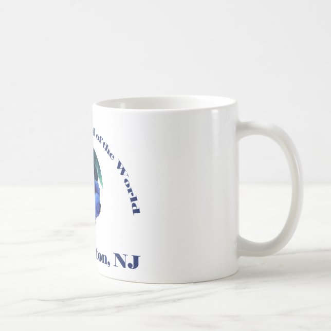 Mug Capitol de myrtille du monde, Hammonton, NJ (Droite)