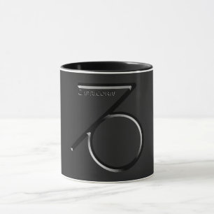 Mug CAPRICORN, Conception abstraite du signe zodiaque,