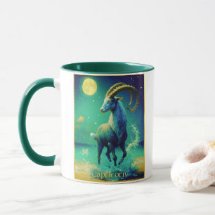 Mug Capricorne le signe du zodiaque du Bouc marin