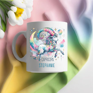Mug Capricorne Personnalisé Zodiaque Chèvre Astrologie