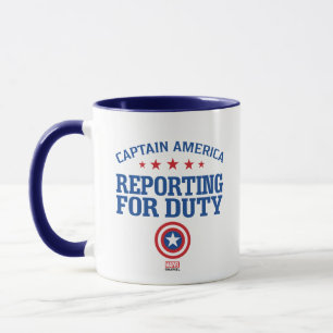 Mug Captain America   En service