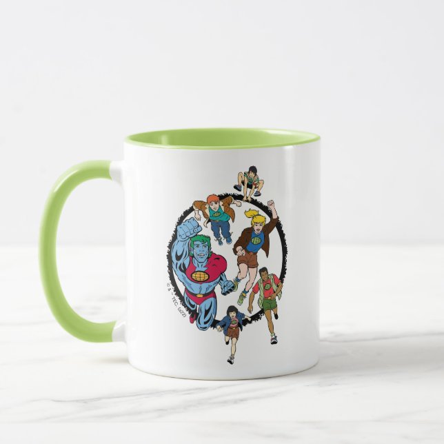Mug Captain Planet et les Planétètres Cercle Graphic (Gauche)