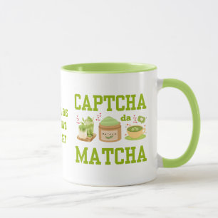 Mug CAPTCHA DA MATCHA Fun Latte Boisson