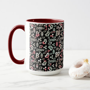 Mug Capuchon motif rose CryptoCurrency