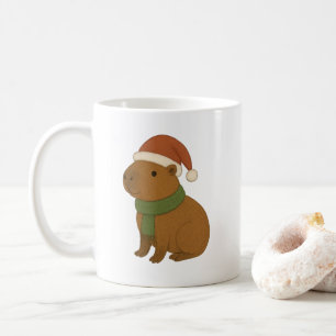 Mug Capybara à Noël