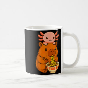 Mug Capybara Anime Ramen Axolotl Drôle Graphique Kawai