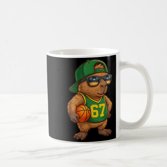 Mug Capybara Basketball 67 Gen Alpha Slang Srts Men Bo (Droite)
