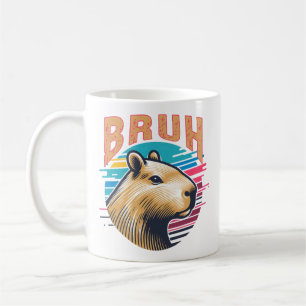 Mug Capybara Bruh Funny Bruh Capybara Amateurs Hommes 