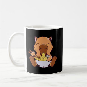 Mug Capybara Lover Japonais Capybara Manger Ramen Nood