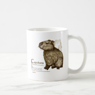 Mug capybara - sepia