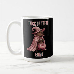 Mug Capybara Sorcière Personnalisée Cape pour Trick or