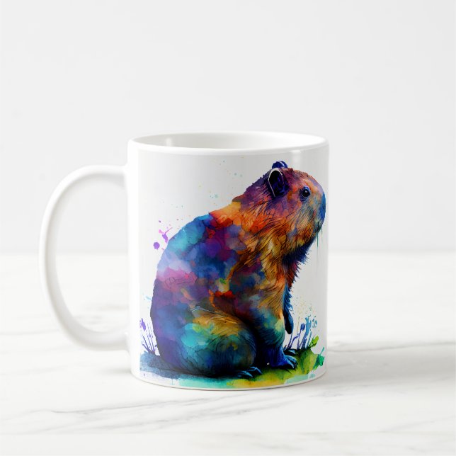 Mug Capybara Tumbler Wrap Sublimation Designs (Gauche)
