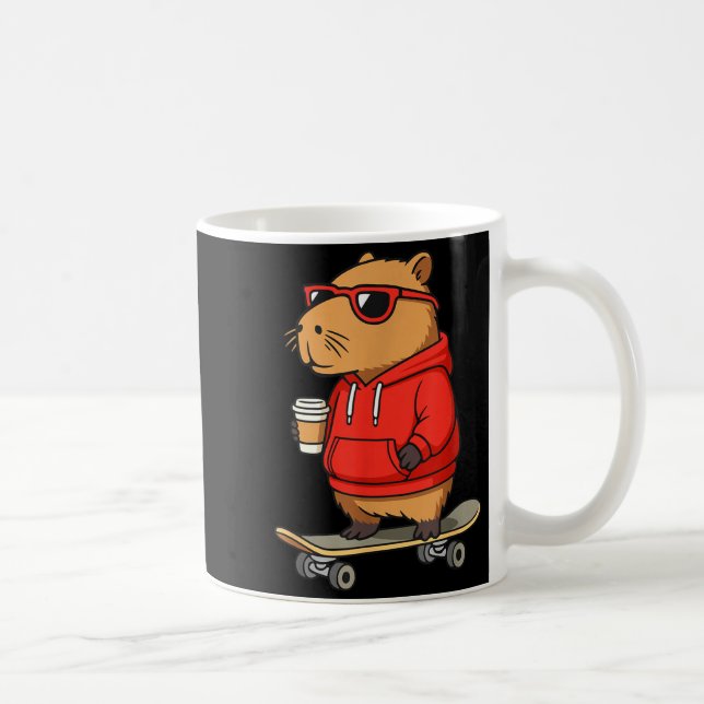 Mug Capybara With Sungles Skater Capy  (Droite)
