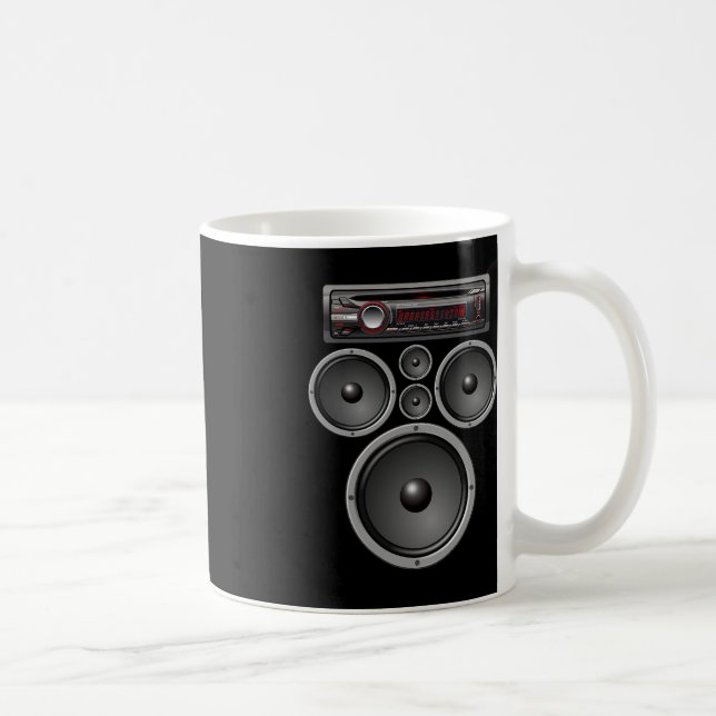 MUG CAR STEREO SPEAKERS SYSTÈME AUDIO HALLOWEEN COSTUM (Droite)