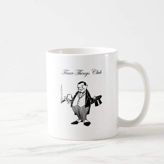 Mug Caractère de cigar du Club des objets plus fins (Droite)
