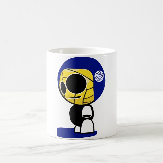 Mug Caractère de joueur de Boule-tête de polo d'eau (Centre)