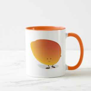 Mug Caractère de sourire de mangue