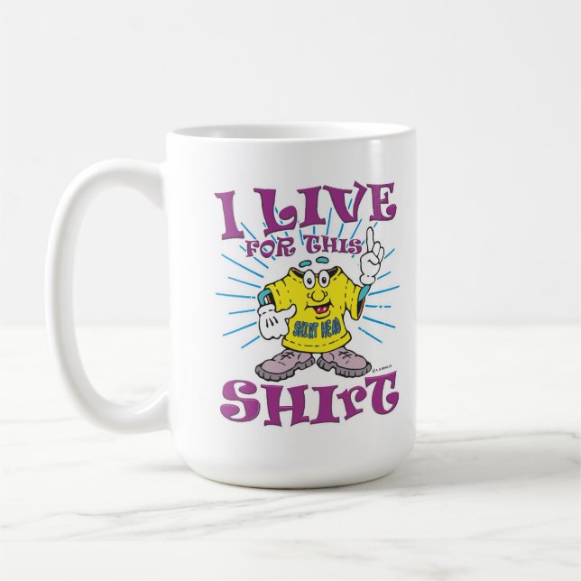 Mug Caractère et Slogan de T-shirt caricature amusant (Gauche)