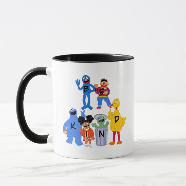 Mug Caractères de rue Sésame | Be Kind - Langue des si (Gauche)