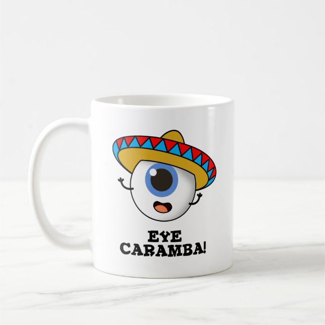 Mug Caramba de l'oeil amusant pistolet mexicain (Gauche)
