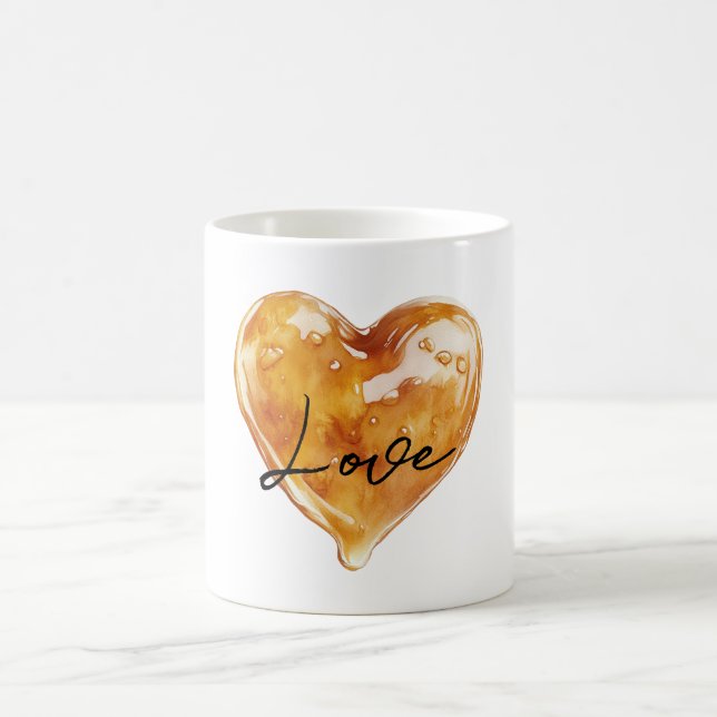 Mug Caramel Love Heart (Centre)