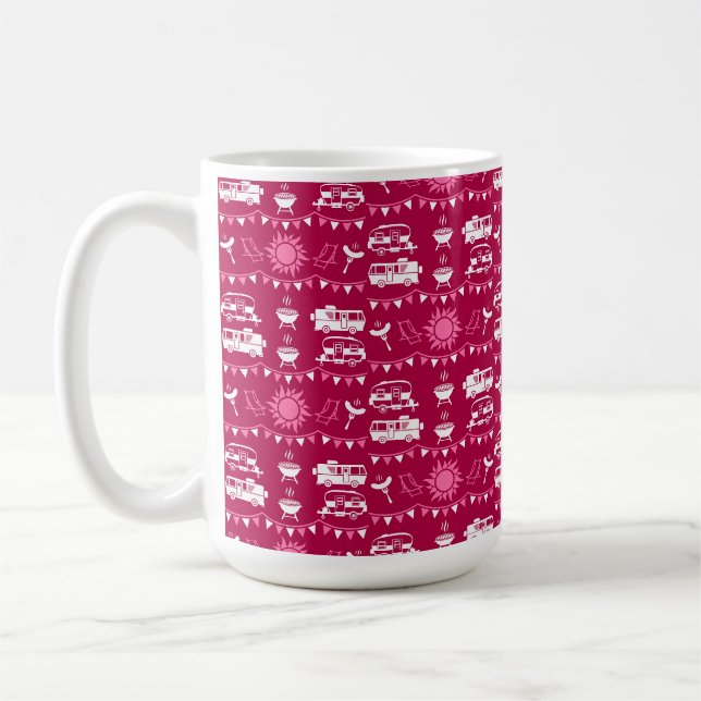 Mug Caravan Camping Maison Décor (Gauche)