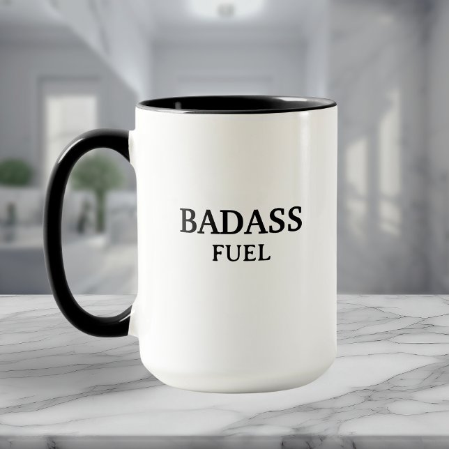 Mug Carburant de Badass (Créateur téléchargé)