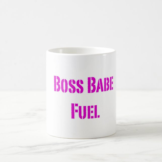 Mug Carburant de bébé de patron (Centre)