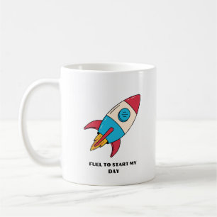 Mug Carburant De Fusées De Café-Mug Pour Commencer La 