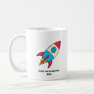 Mug Carburant De Fusées De Café-Mug Pour Commencer La 