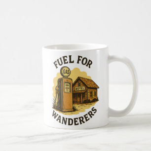 Mug Carburant pour les déambulateurs Retro Gas Pump Ar