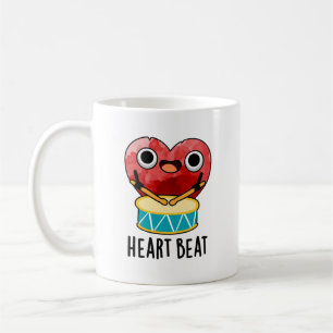 Mug Cardiaque Beat Funny Heart Drummer Pun