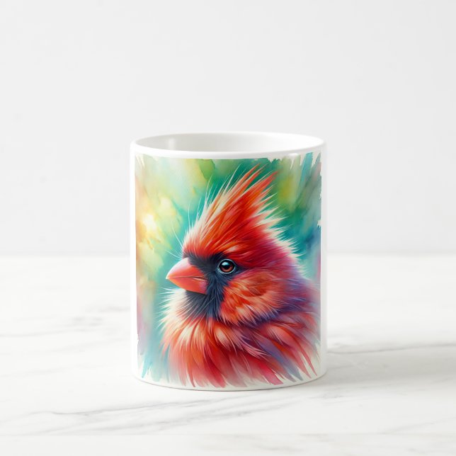 Mug Cardinal Bird 300724AREF129 - Watercolor (Centre)