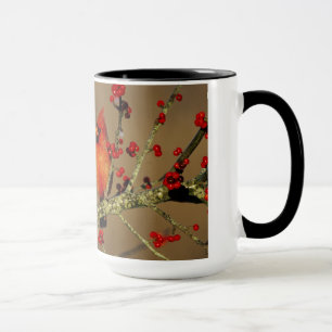 Mug Cardinal du Nord perché, IL