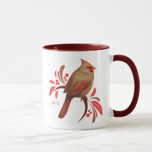 Mug Cardinal-Femelle
