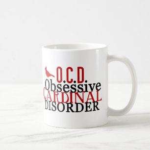 Mug Cardinal Obsédé drôle