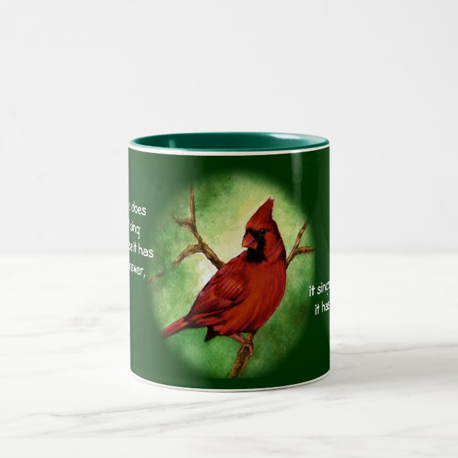 Mug cardinal rouge (Centre)