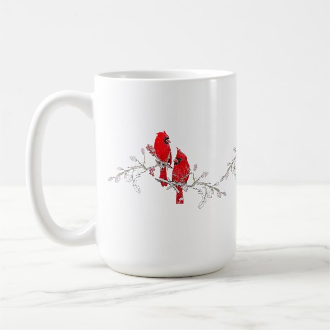 Mug Cardinal rouge (Gauche)