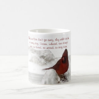 Mug Cardinal rouge "Ceux que nous aimons ne s'en vont 