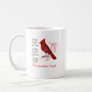 Mug Cardinal rouge Mon ange gardien