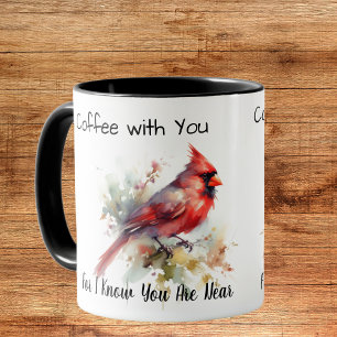 Mug Cardinal rouge ''Sympathie'' Personnaliser