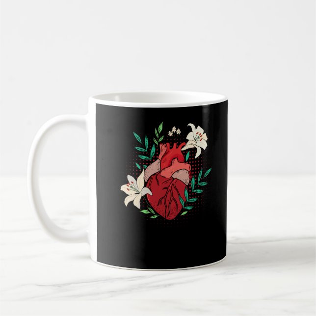 Mug Cardiologue de jardinage cardiaque (Gauche)