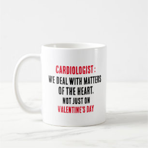 Mug Cardiologue Nous traitons des questions du coeur