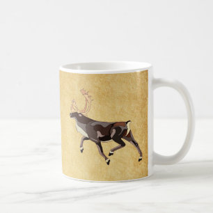 Mug Caribou/Reindeer d'art populaire